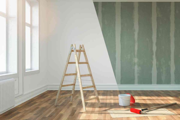 Scala e appartamento ristrutturato