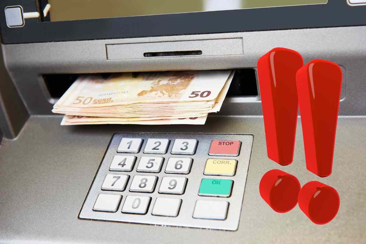 Attenzione a quanto prelevi al bancomat: superata questa somma sei nei guai