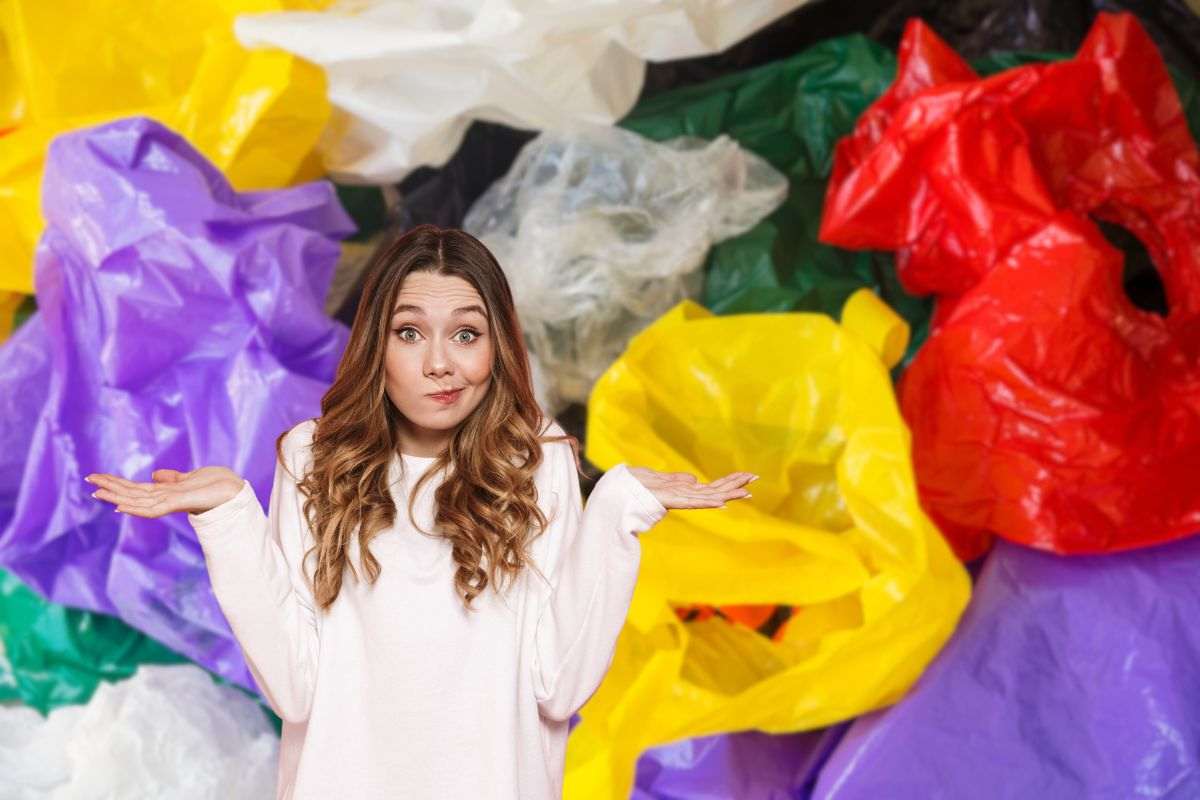 Addio alle buste di plastica in giro per casa: con questa idea di riciclo hanno finalmente la giusta collocazione